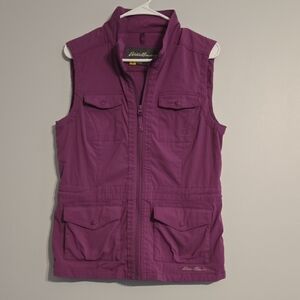 Eddie Bauer Travex Women's Purple Vest Size Medium